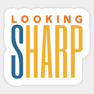 Harp Looking Sharp Sticker